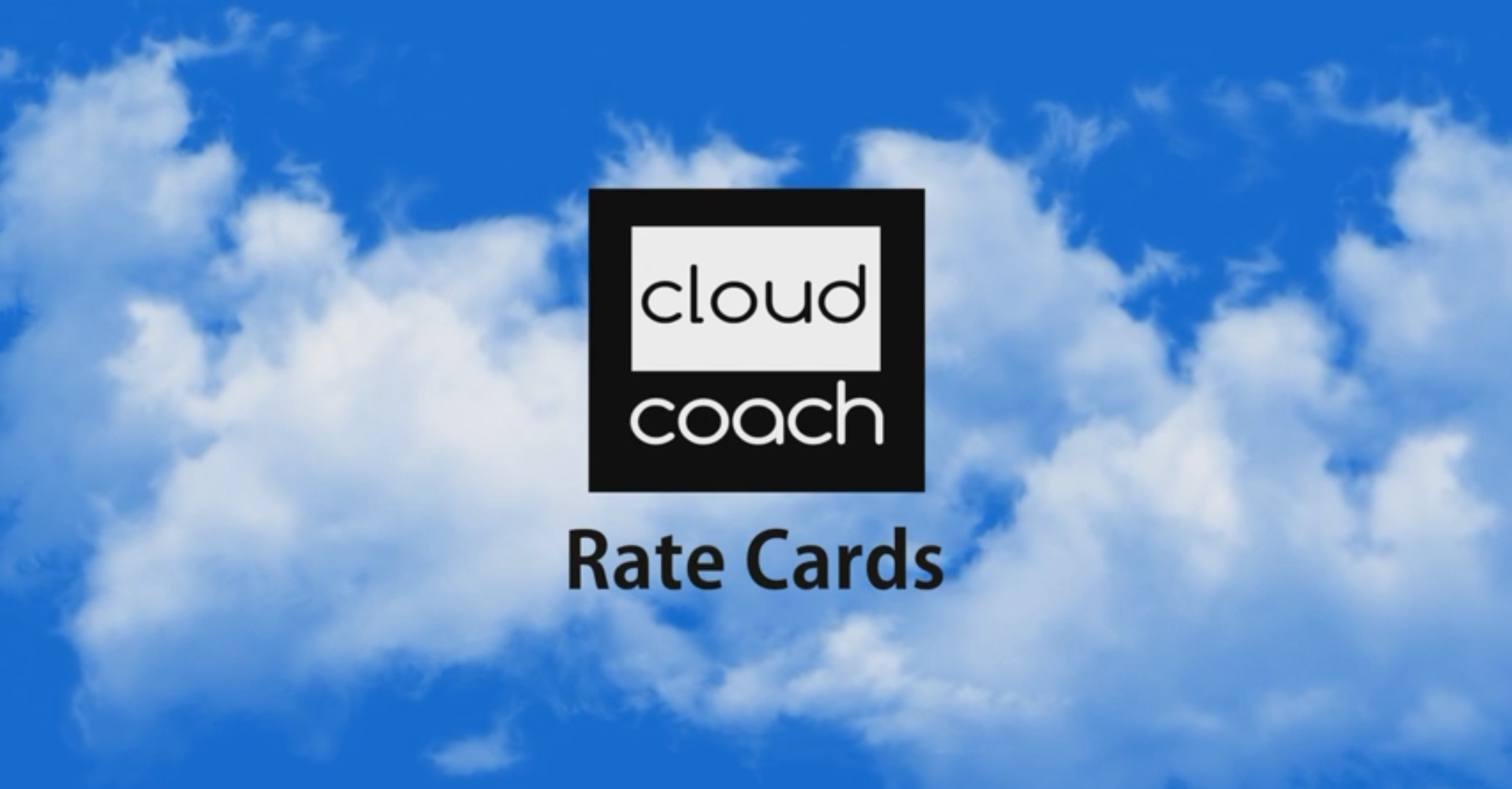 Cloud Coach Rate Cards