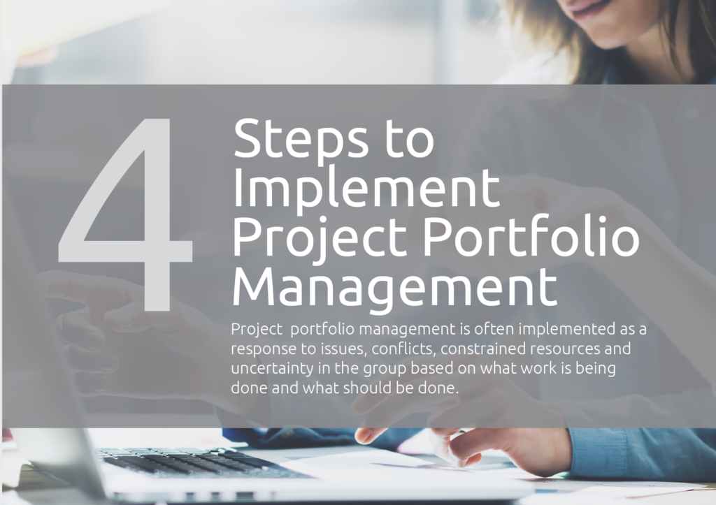 4 Steps to Implementing Project Portfolio Management [Infographic ...