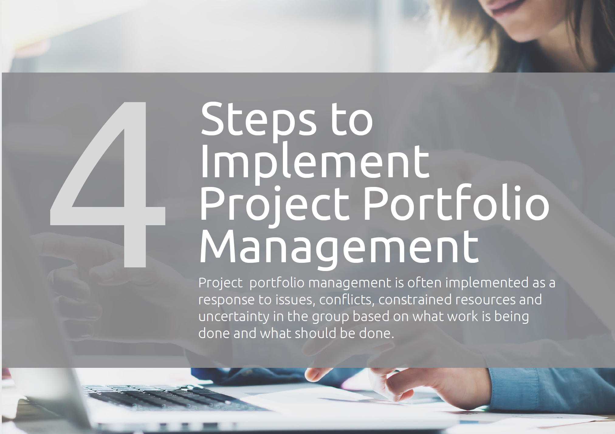 4 Steps to Implementing Project Portfolio Management [Infographic]