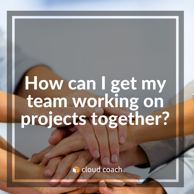How can I get my team working on projects together