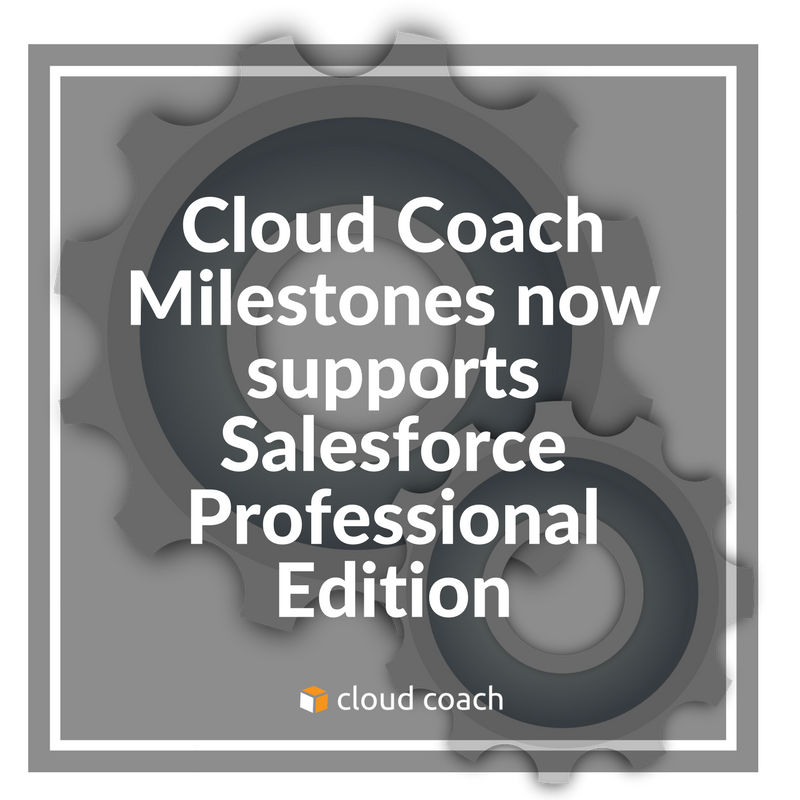 Milestones Supports Professional Edition