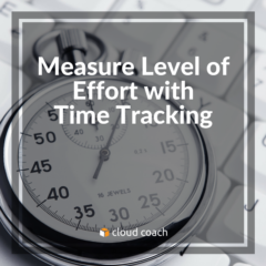 Measure Level of Effort with Time Tracking