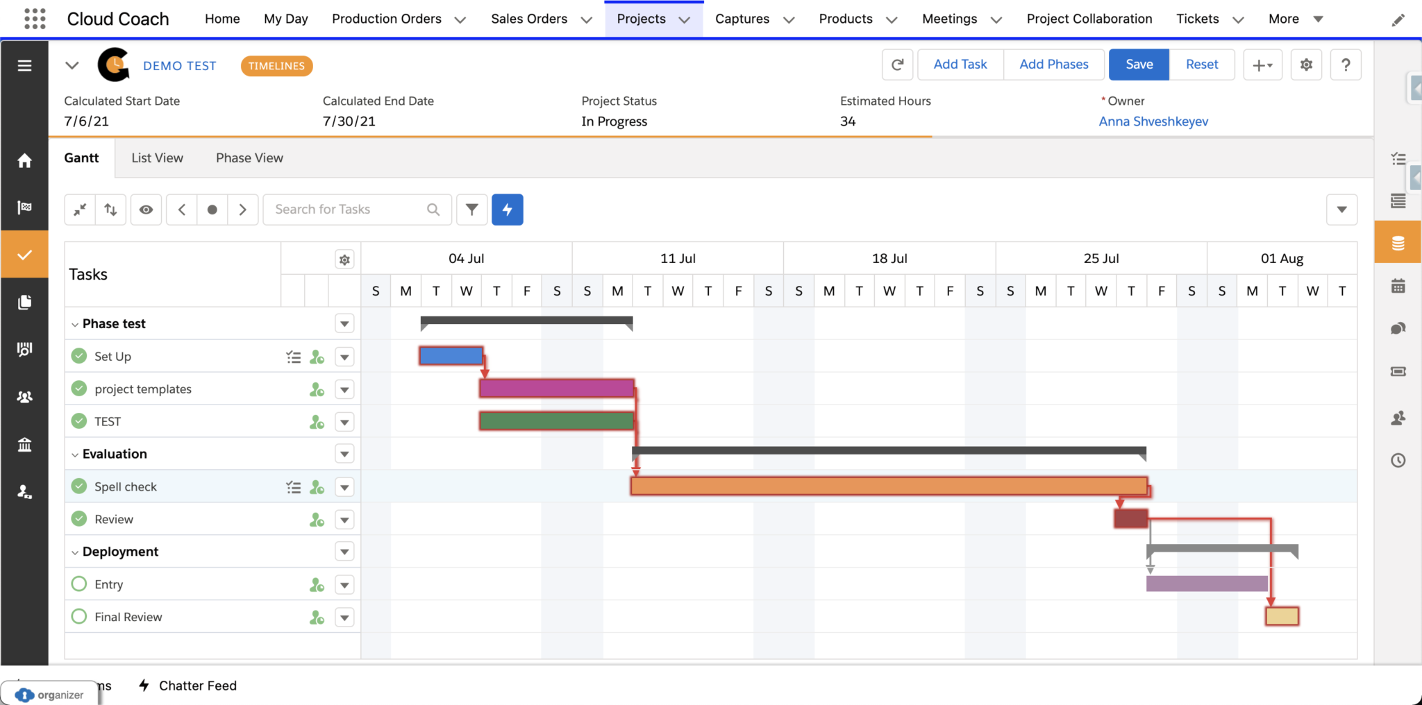 Using Gantt Charts for Project Management in Salesforce | Cloud Coach