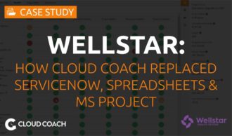 Case Study: How Cloud Coach replaced spreadsheets, ServiceNow, Sharepoint, MS Project and Outlook at Wellstar