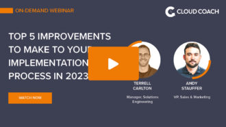 Top 5 improvements to make to your implementation process in 2023